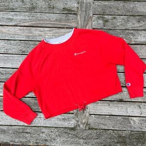 Champion Cropped Crewneck Sweatshirt
